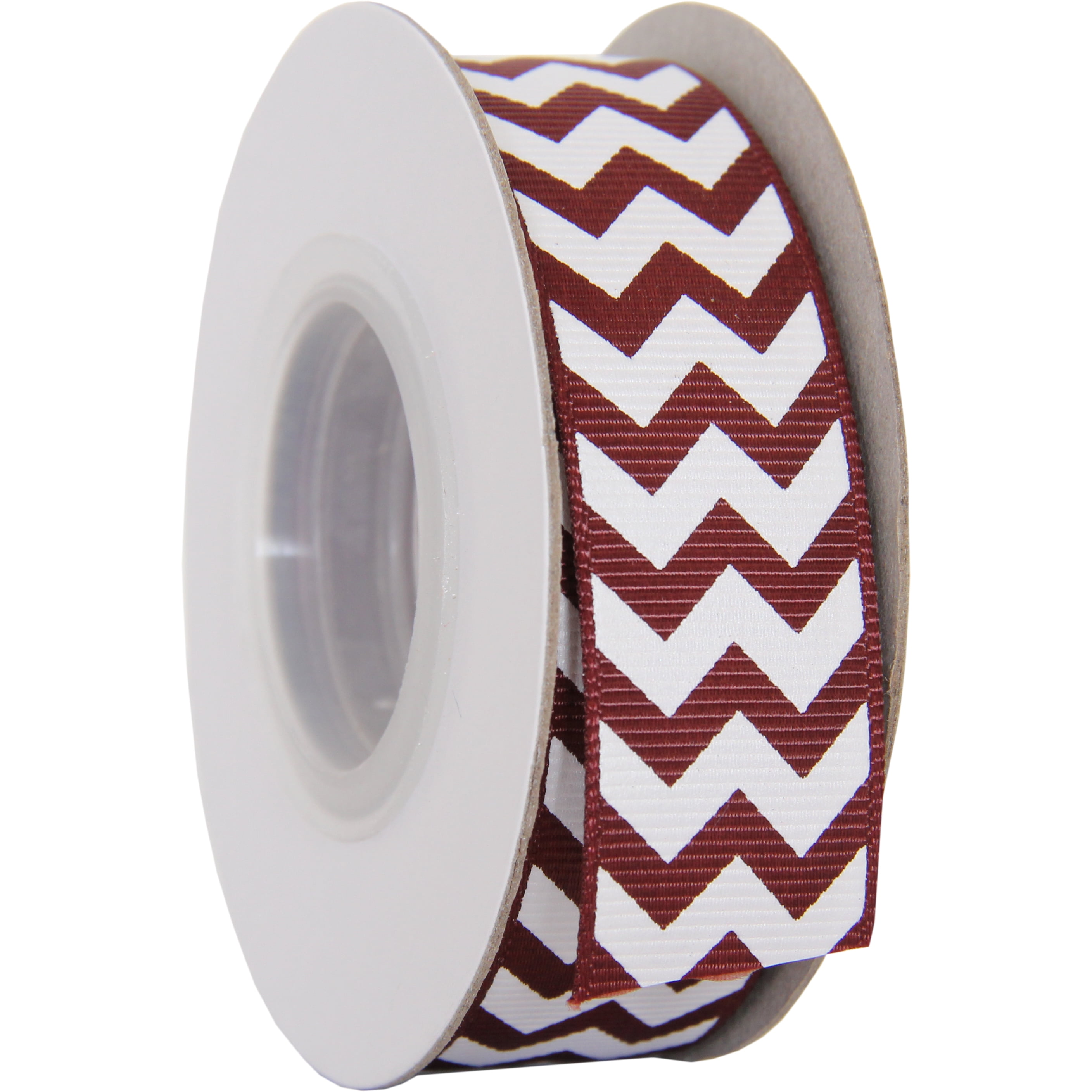 Grosgrain Chevron Ribbon by Threadart 7/8