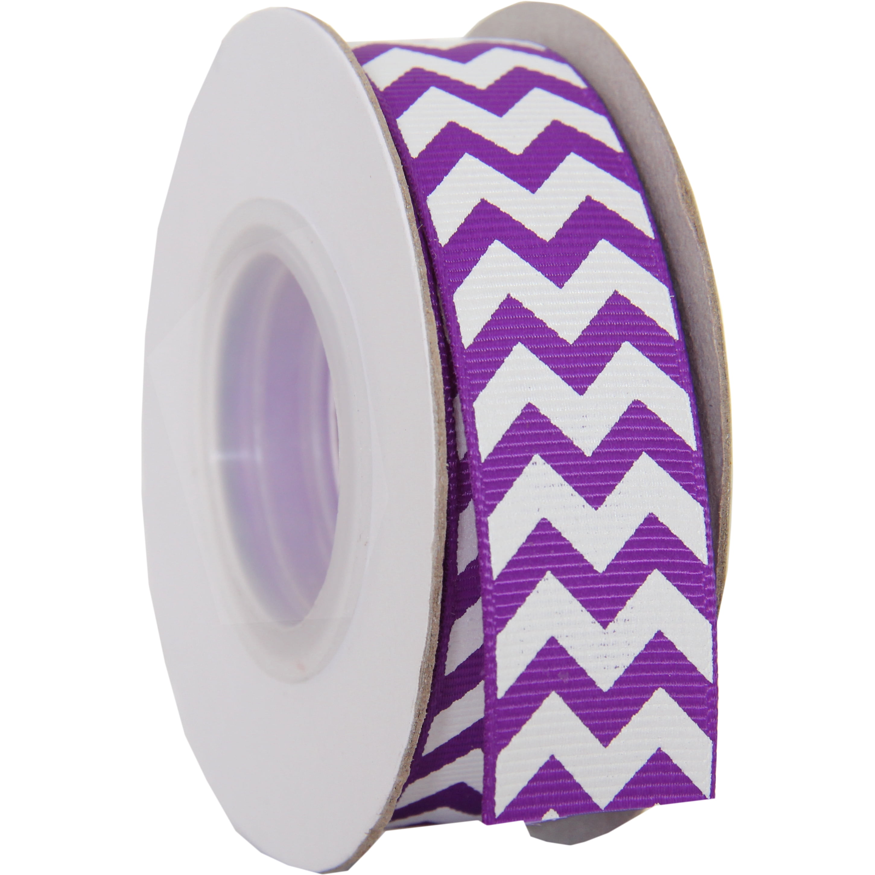 Grosgrain Chevron Ribbon by Threadart 7/8