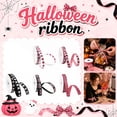 thumbnail image 1 of Grosgrain Halloween Ribbon - Ghost Decor, 3/8 Inches x 50 Yards, ,Decorative Craft Ribbon for Wrapping, DIY Crafts, 1 of 6