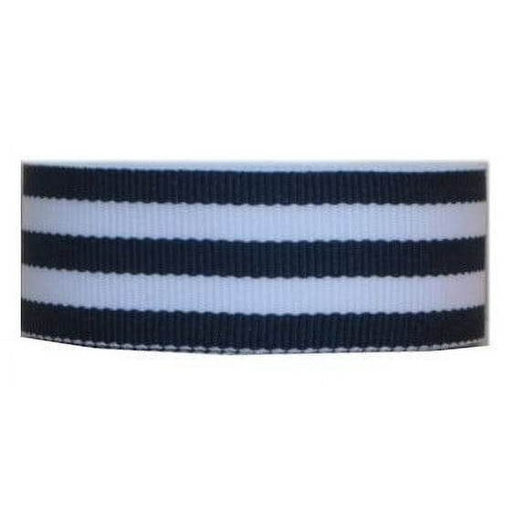 Grosgrain Mono Stripe Ribbon 1.5 Inch 2 Yards Navy