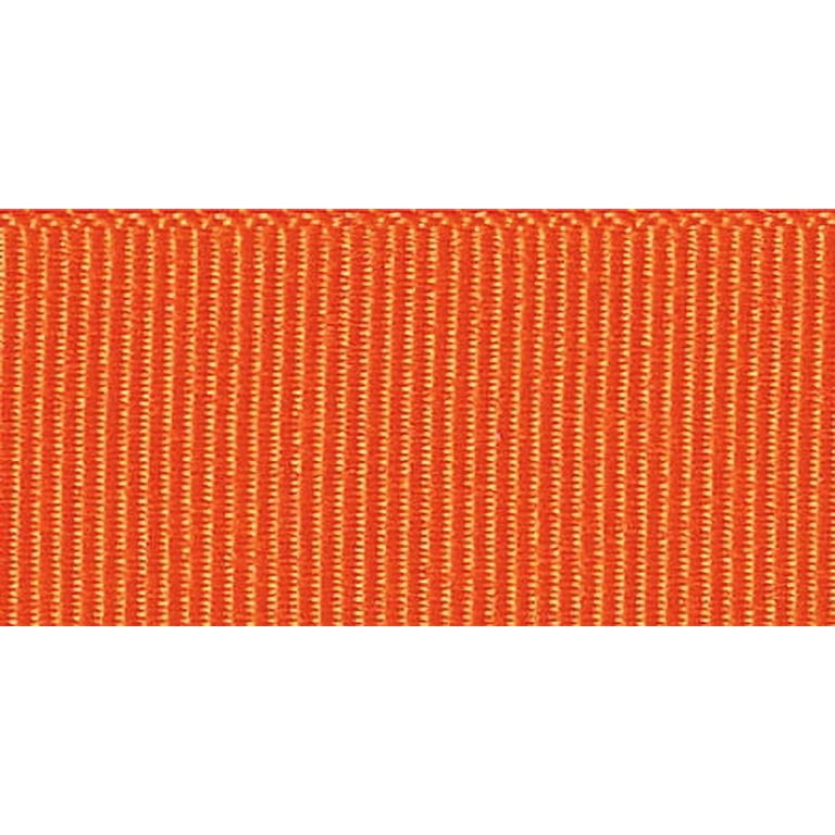 Grosgrain Ribbon - Torrid Orange, 1-1/2 x 21ft