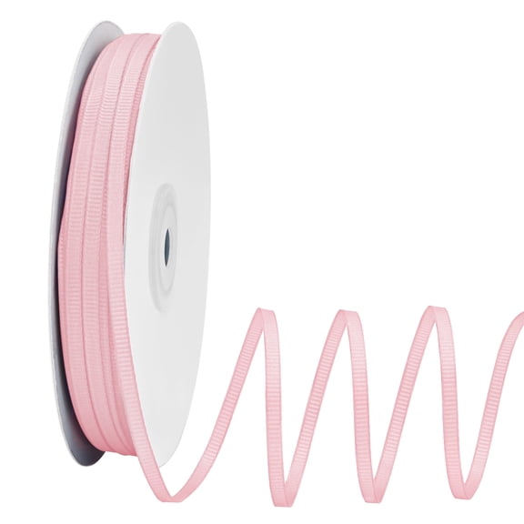 Grosgrain Ribbon Light Pink 1/8 Inch x 100 Yards for Gift Wrapping DIY Crafts