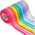 Grogram Ribbon Grosgrain Ribbon Set, 10 Colors, Spring Easter Craft Ribbons - Walmart.com