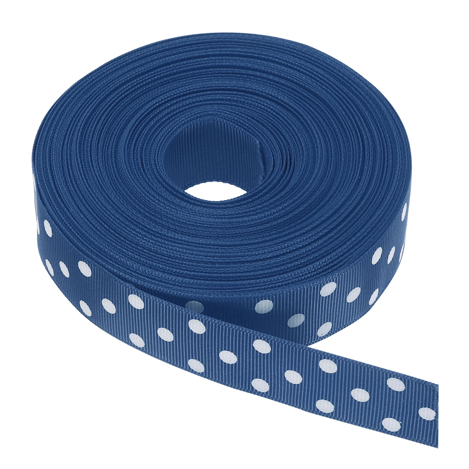 100 Yards 3/8 Inch Valentine Ribbon Wired Blue Heart Print Ribbon...