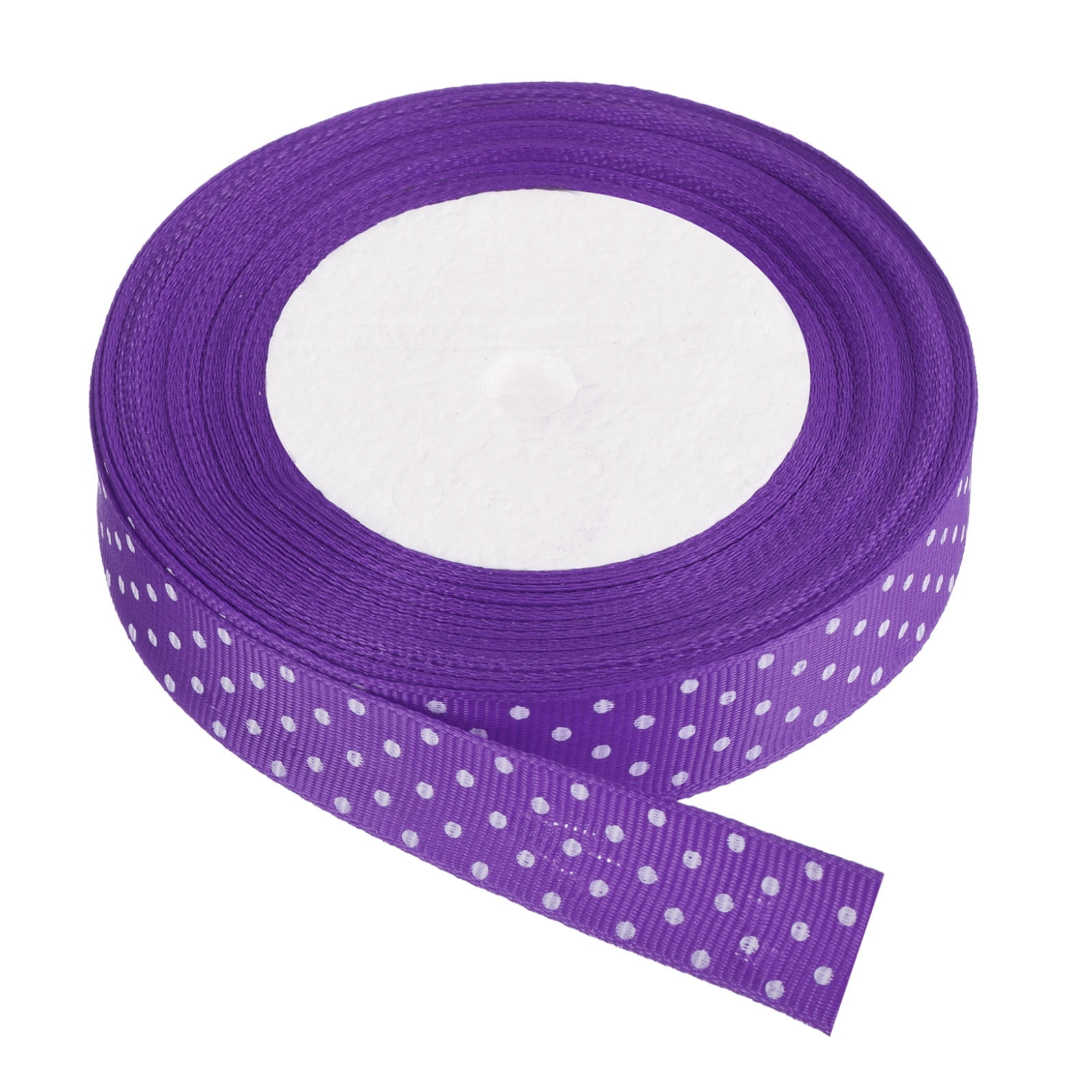 Uxcell Grosgrain Ribbons with White Dots Ribbon Bow Decoration Crafts ...