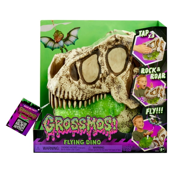 GrossMos Flying Dino Green, Interactive, Ages 4+ Years