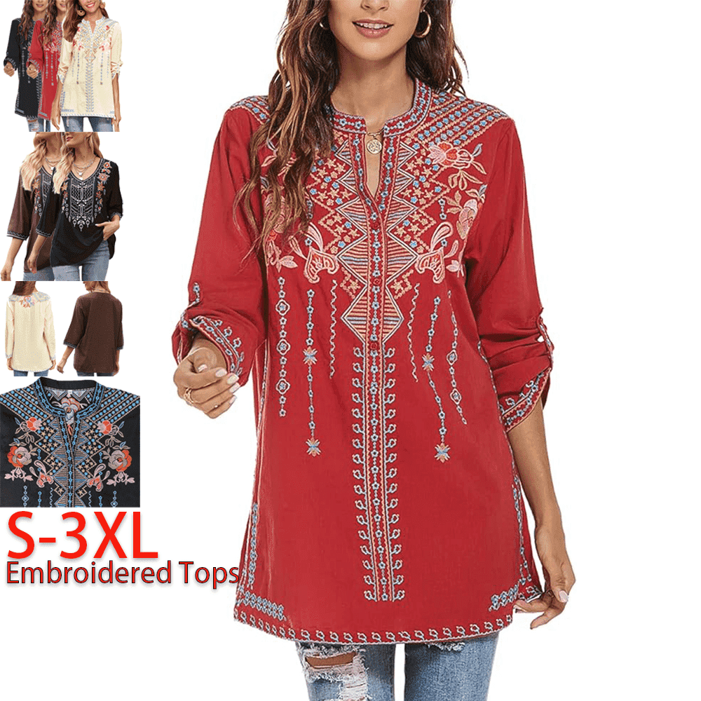EDOLYNSA Kaftan Dresses For Women Long Printed Maxi Caftan Dress Swimsuit Cover Up Resort Wear