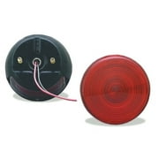 Grote 4" Two-Stud Stop Tail Turn Light, with License Window, Red