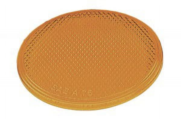 Grote 40053 - Reflector, 3" Yellow, Round Stick-On