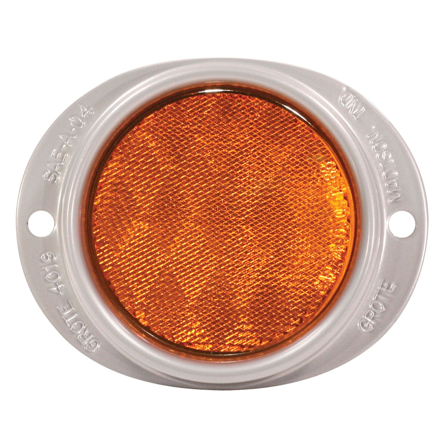 Grote 40193 Steel Two-Hole Mounting Reflector (Yellow/Silver Housing ...