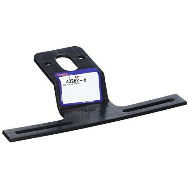 Grote 432625 Black Universal Offset License Plate Bracket