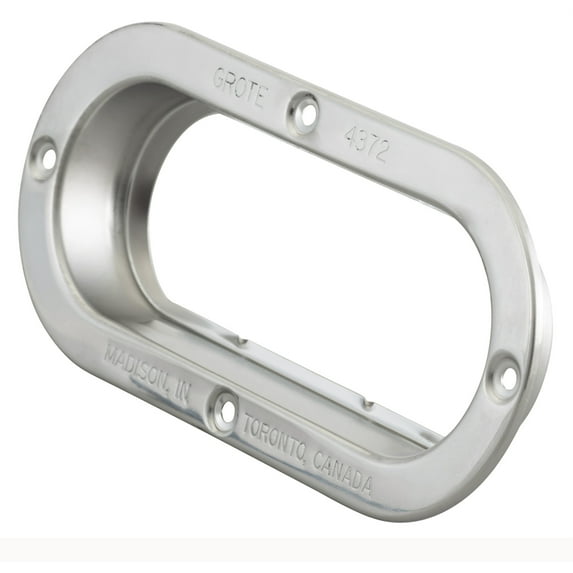 Grote 43723 - Bracket, Stainless Steel, Oval Lamp Theft Resistant Mounting Flange
