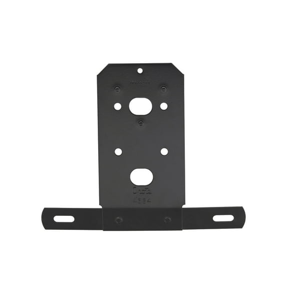 Grote 43842 Universal License Plate Bracket - Black Enamel