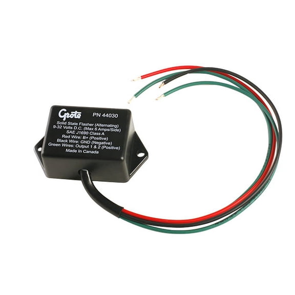 Grote 44030 Solid-State Electronic Flasher (Alternating Flasher)