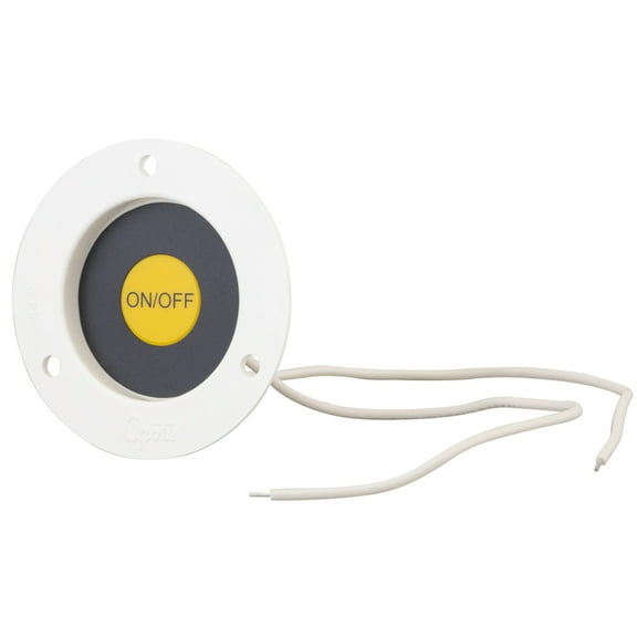 Grote 44380 Recessed Momentary Ground Switch - White
