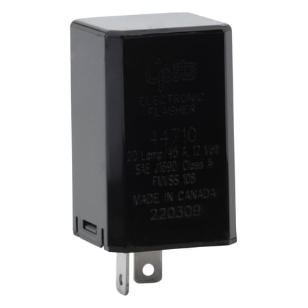 Grote 44710 - Flasher, 20-Lamp Heavy Duty Electronic Flasher, 2 Terminal