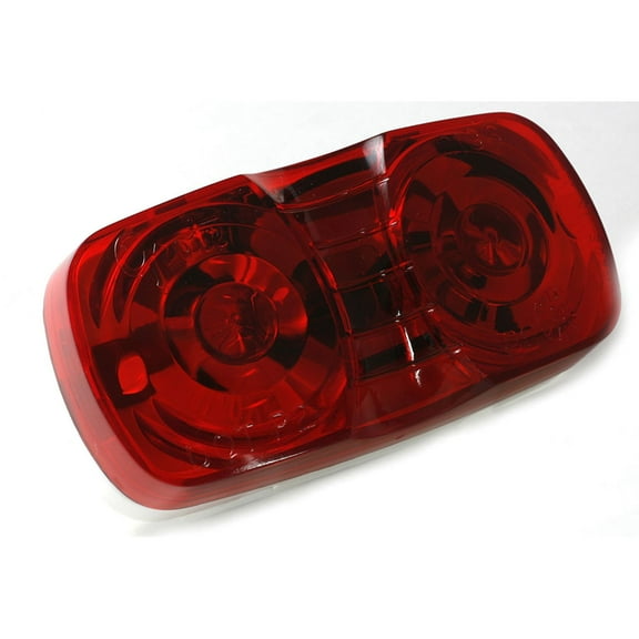 Grote 46792 Clearance/Marker Lmp Red Duramold 2Bulb Sq Corner