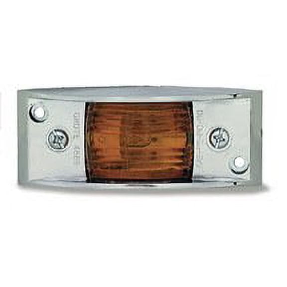 Grote 46893 Yellow Chrome-Armored Clearance Marker Light