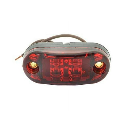 Grote 47012 - Clearance Marker Lamp, 2.5", Oval, Red, Supernova LED