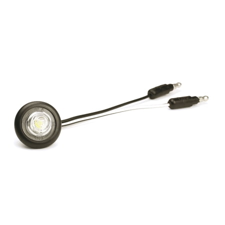 Grote 49281 MicroNova Dot LED Clearance Marker Light with Grommet, Multi-Volt - White
