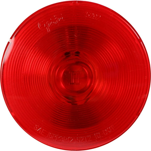 Grote 52770 Stop/Tail/Turn 4 Inch Red Tm Ii Sld Stop/Tail/Turn Clear Housing