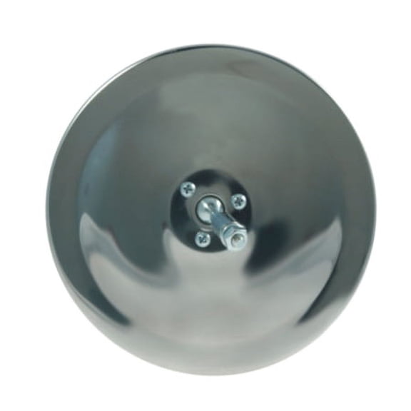 Grote 6" Convex Center-Mount Spot Mirror, Stainless Steel, Mirror Head Only