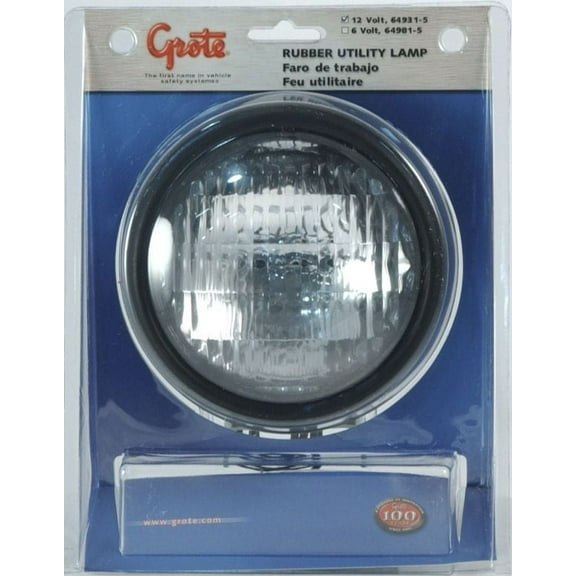 Grote 64931-5 Par 36 Utility Lamp (Rubber Tractor)
