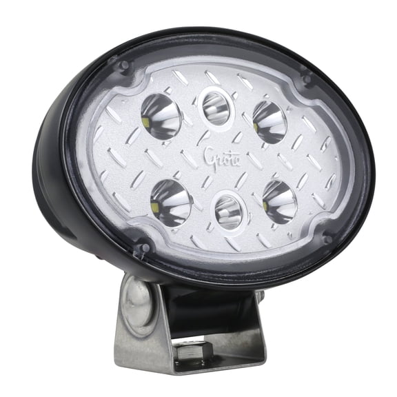 Grote 64W81 Trilliant Oval LED Work Light - Long Range, 3000 Lumens, Hard Shell Superseal, 9-32V