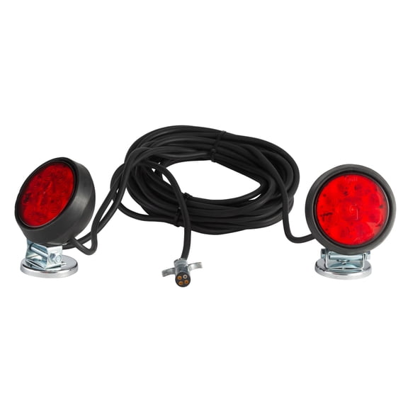 Grote 65432-4 Heavy Duty SuperNova LED Magnetic Towing Kit - Red