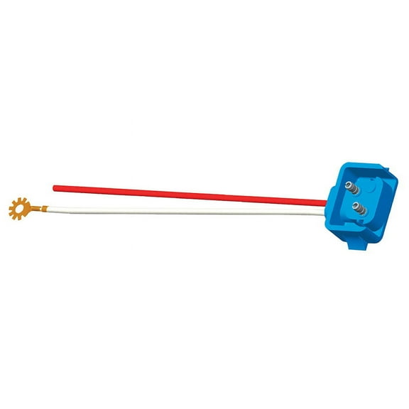 Grote 67014 10" Long Two-Wire Plug-In Pigtails For Female Pin Lights (90?? Plug,