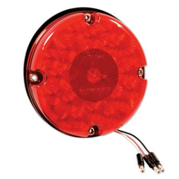 Grote 7" LED Stop Tail Turn Light, with Reflex, Red