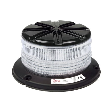 Grote 76661 - Emergency Lighting, Clear, Roto-Beacon, LED, 360 Degrees, Class I