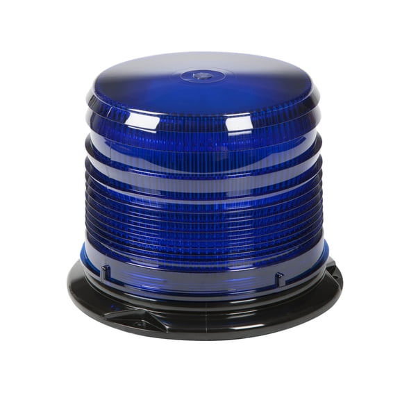 Grote 78035 LED Beacons with S-Link Synchronization - Permanent Mount, Class II, Blue