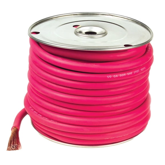 Grote 82-6717 Type SGR Battery Cable - 25', 4-Gauge, Red