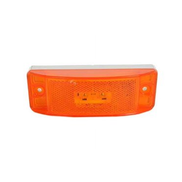 Grand General 2-Piece Pearl LED Marker Lights - Amber Lens For Truck Trailer
