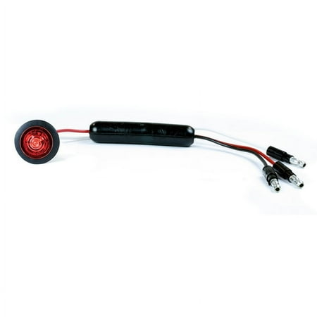 Grote 49362 MicroNova Dot LED Clearance Marker Light with Grommet - Red