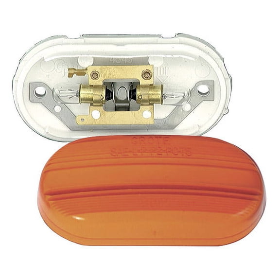 Grote CLR/MKR LAMP, YELLOW, 2-BULB NO-SPLICE (45433)