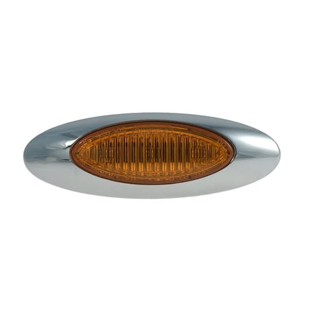 Grote CLR/MKR, M5 LITE KIT, YELLOW, LED W/.180 BULLETS & BEZEL (00212704)