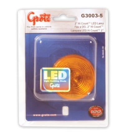 Grote Hi Count ® 2" 9-Diode LED Clearance Marker Light, Yellow