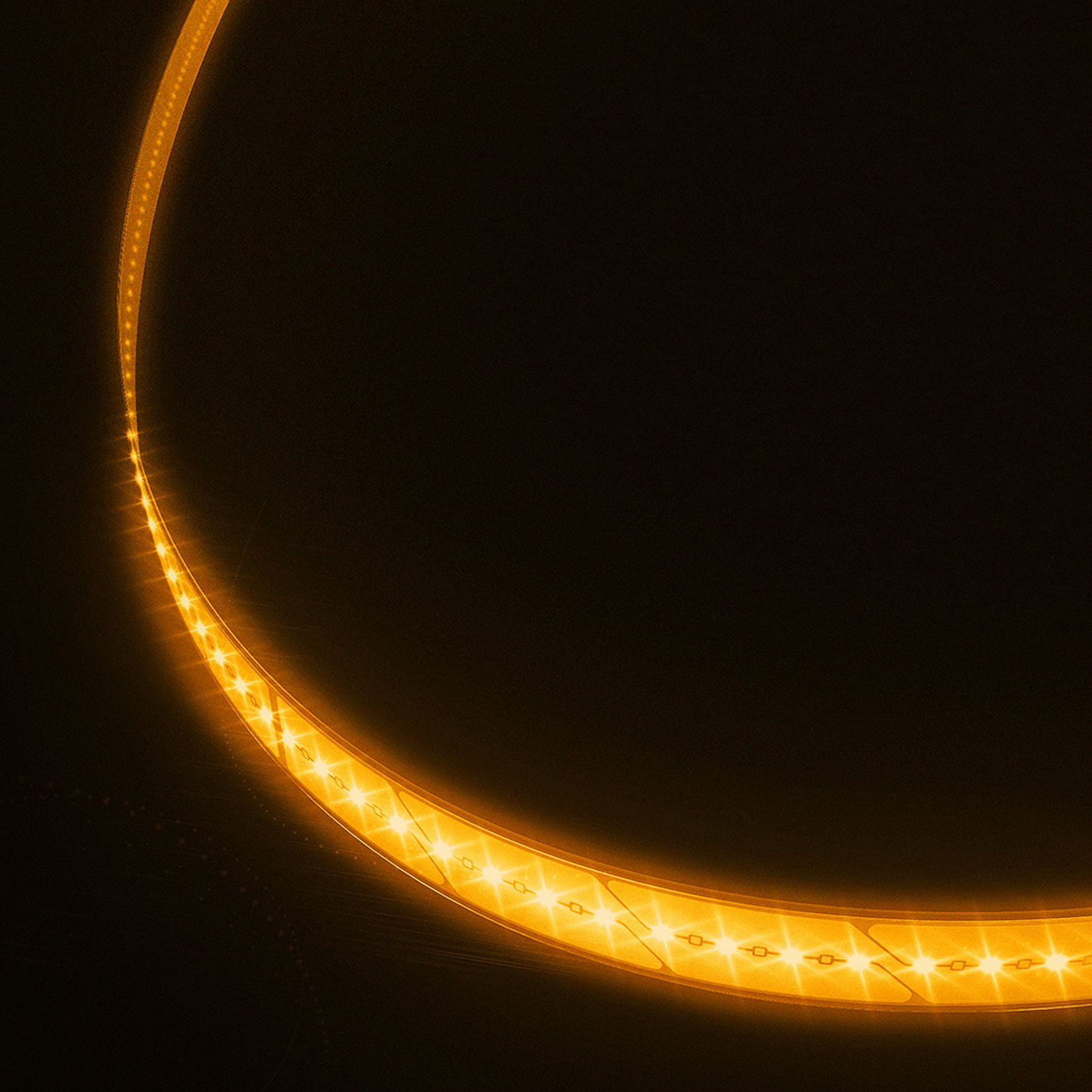 Grote L14510803 XTL®, EXTERIOR LIGHTING STRIP, YELLOW, W/3M TAPE, 480 MM (18.8")