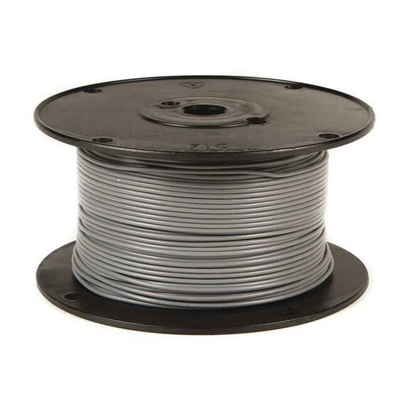 Primary Wire, GPT, 14 AWG, 1C C, Gray, PVC, Stranded, 60V, 100 ft. 87-7003