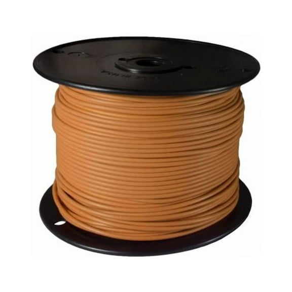 Primary Wire, GPT, 14 AWG, 1C C, Orange, PVC, Stranded, 60V, 500 ft.