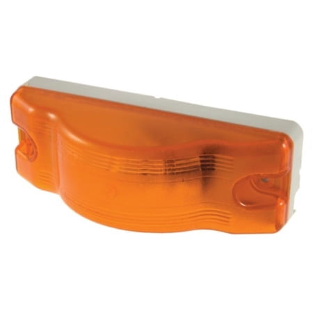 Grote Sentry Sealed Marker Side Turn Light, White Base, Yellow