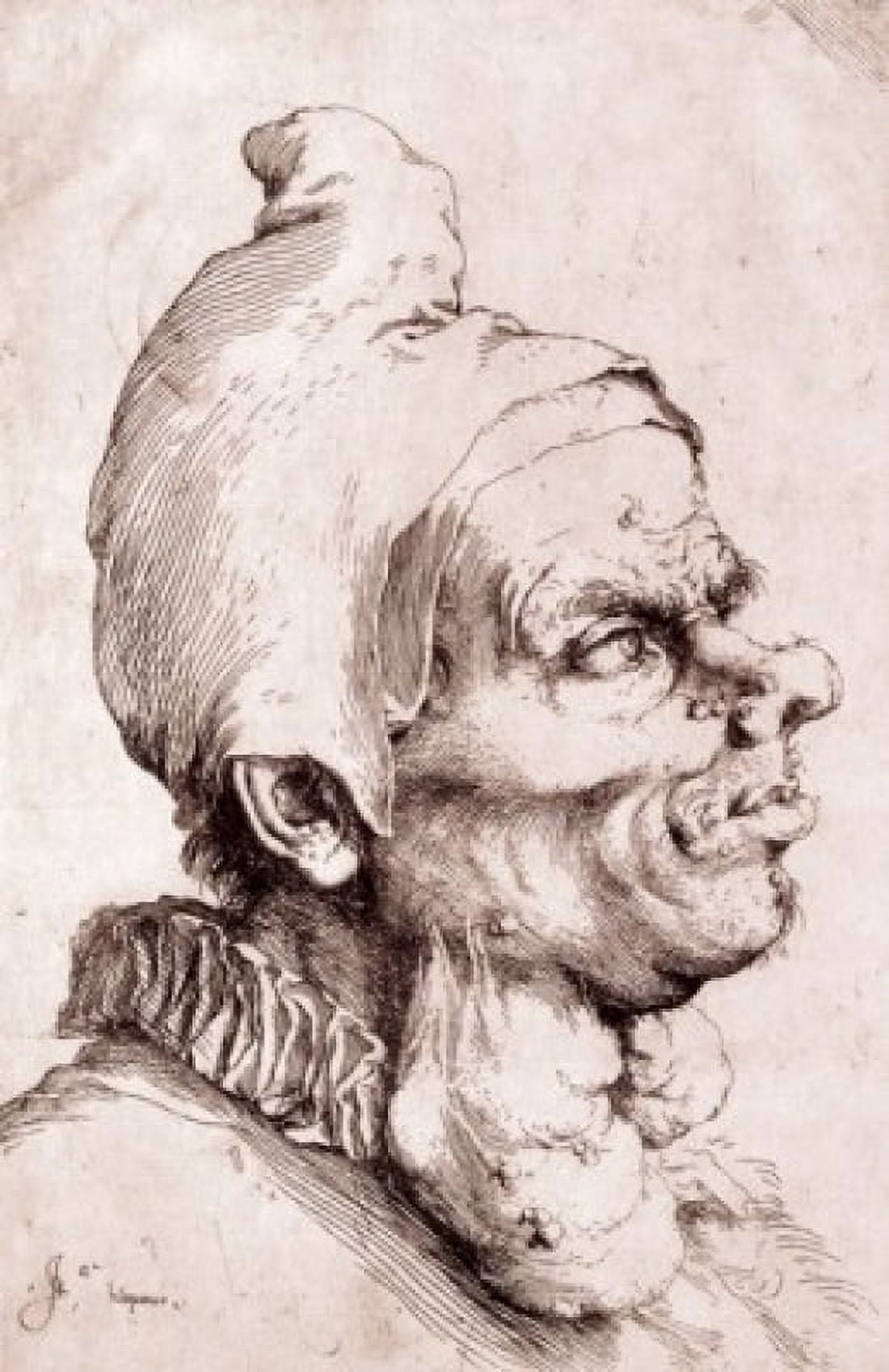 Grotesque by Jusepe De Ribera 1591-1652 Canvas Art - Jusepe De Ribera (24 x 36)