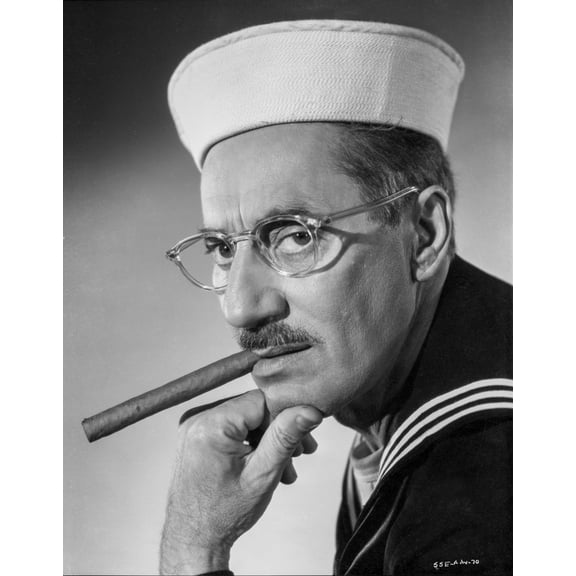 Groucho Marx in a sailor hat Photo Print (24 x 30)