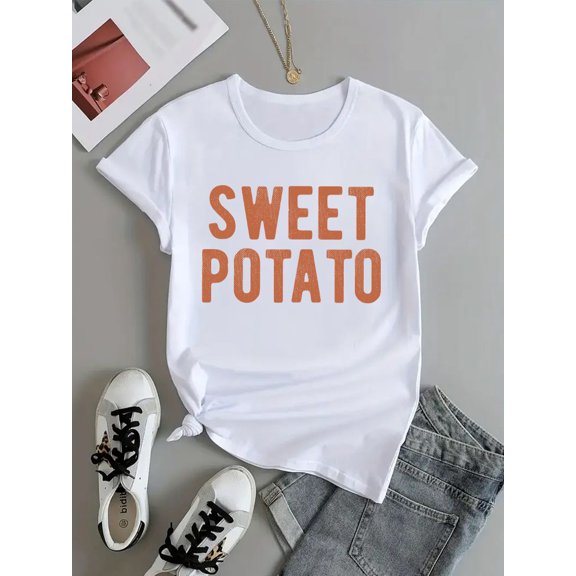 Grouchy Potato Shirt Funny Sweet Potato Tee Couples Matching Thanksgiving Shirts Fall Outfit Multi