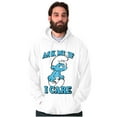 thumbnail image 1 of Grouchy Smurf Ask Me If I Care Grump Hoodie Sweatshirt Women Men Brisco Brands L, 1 of 6