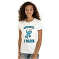 thumbnail image 1 of Grouchy Smurf Ask Me If I Care Grump Women's T Shirt Ladies Tee Brisco Brands S, 1 of 5