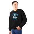 thumbnail image 1 of Grouchy Smurf Sarcasm All Day Cartoon Sweatshirt for Men or Women Brisco Brands S, 1 of 6