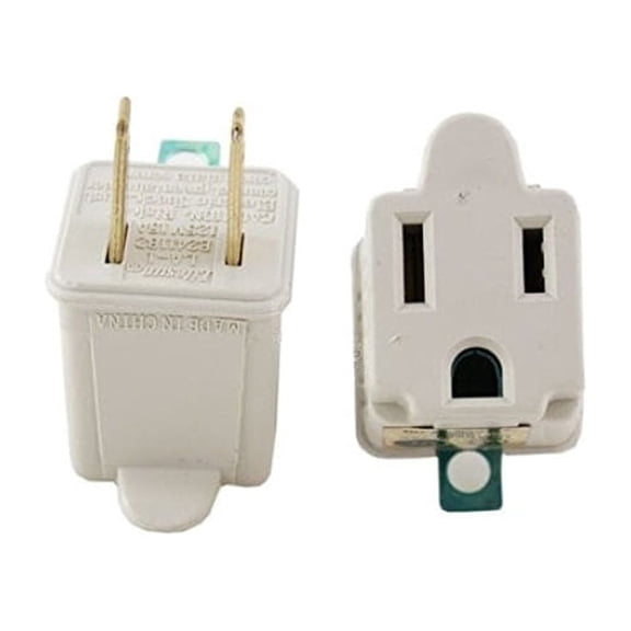 Ground Adapter Connects a 2 Wire to a 3 Wire Ground
